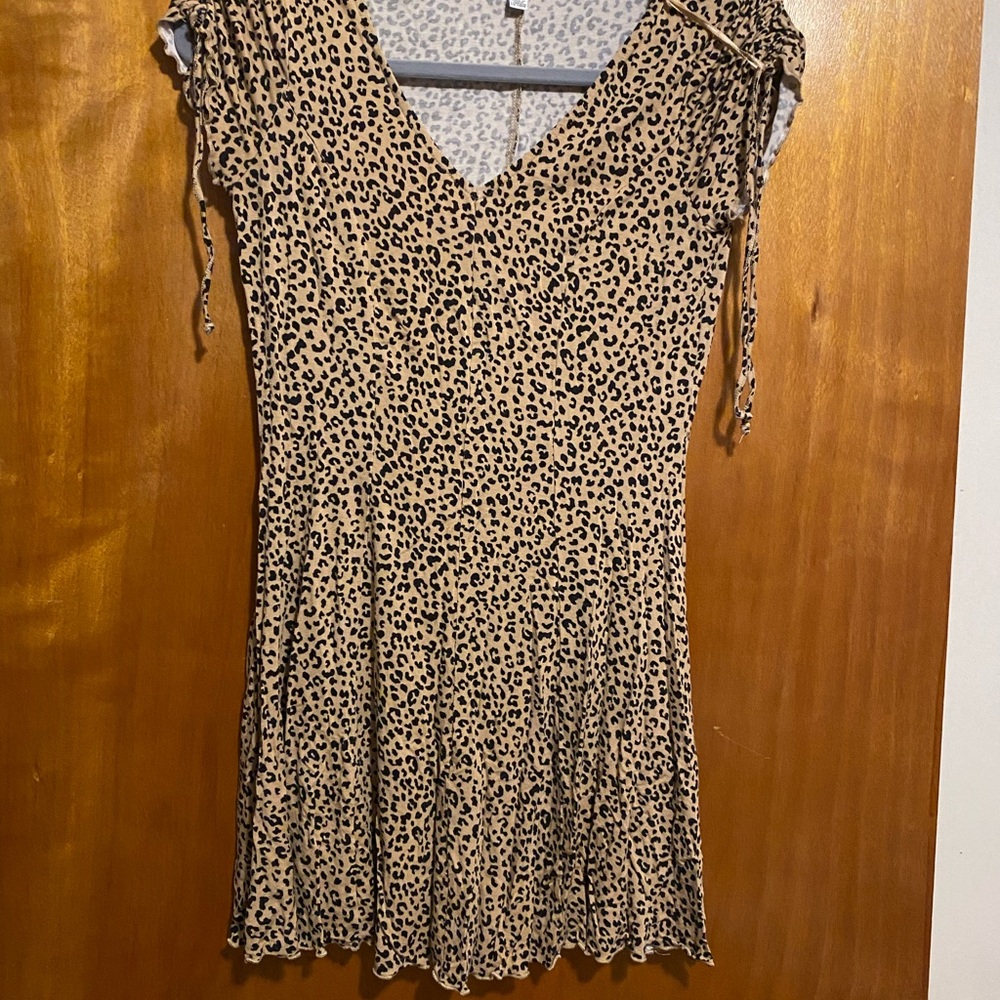 Cheetah print dress